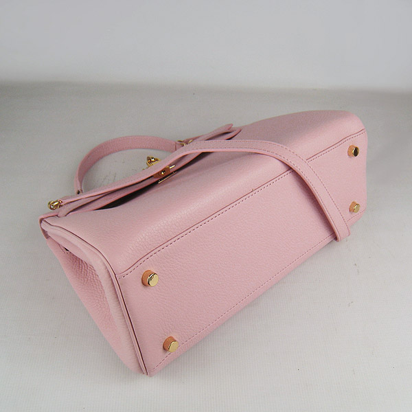 7A Replica Hermes Kelly 32cm Togo Leather Bag Pink 6108 - Click Image to Close